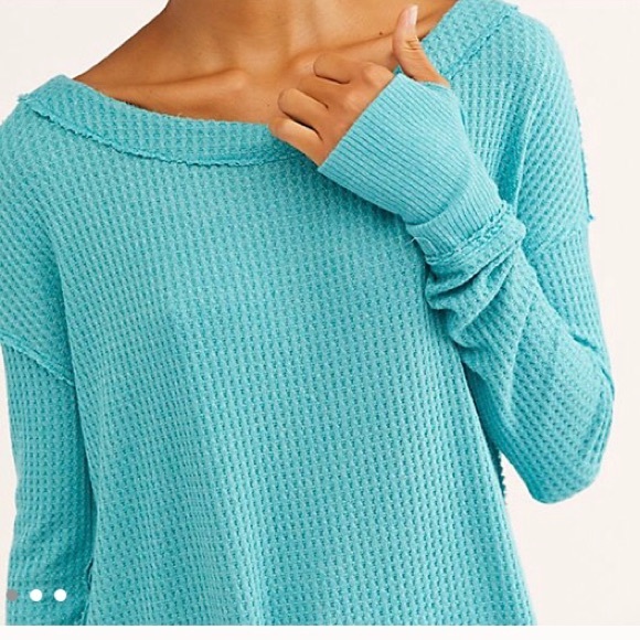 ✅SOLD NWT Free People Thermal Sand Size S - Picture 5 of 5